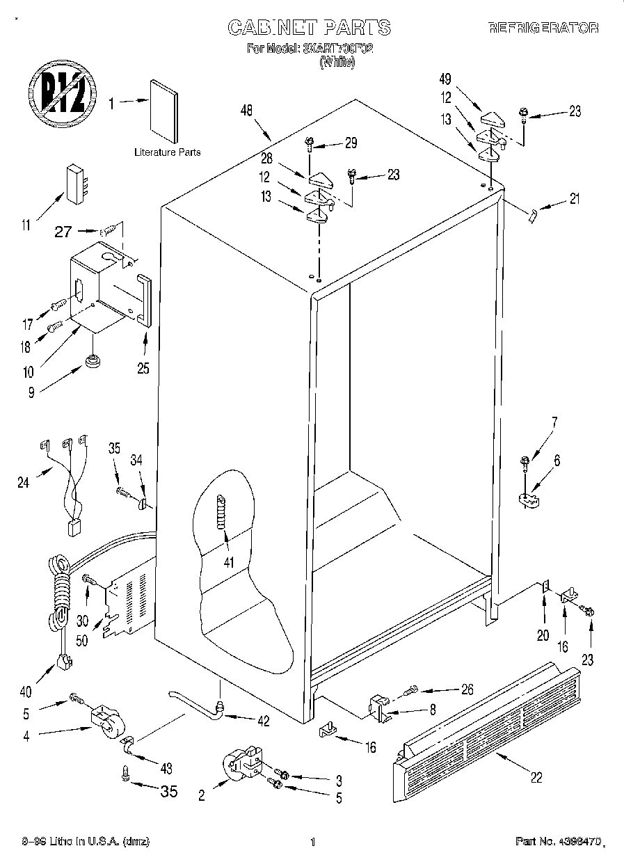 01 - CABINET, LITERATURE