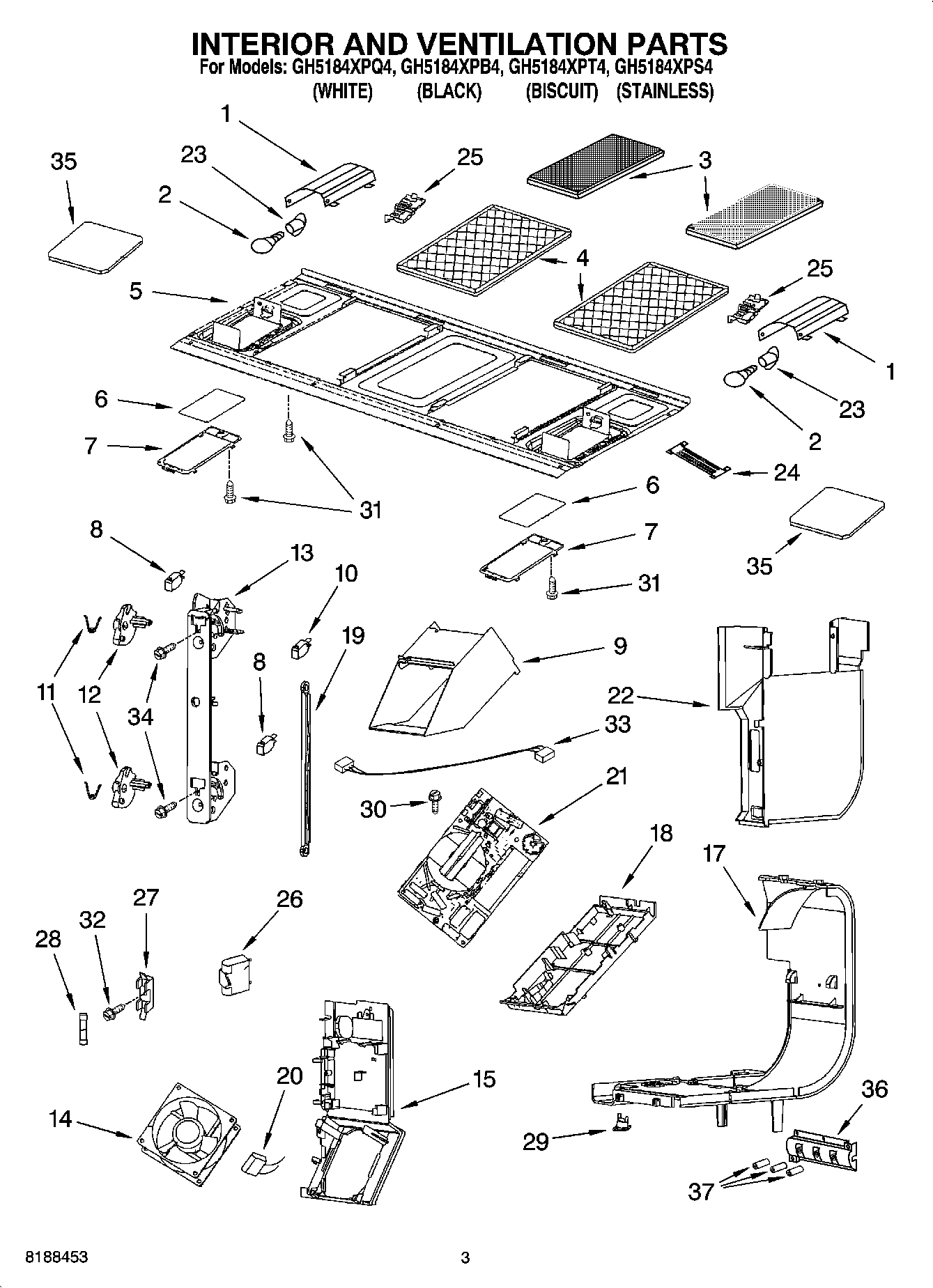 03 - INTERIOR AND VENTILATION PARTS