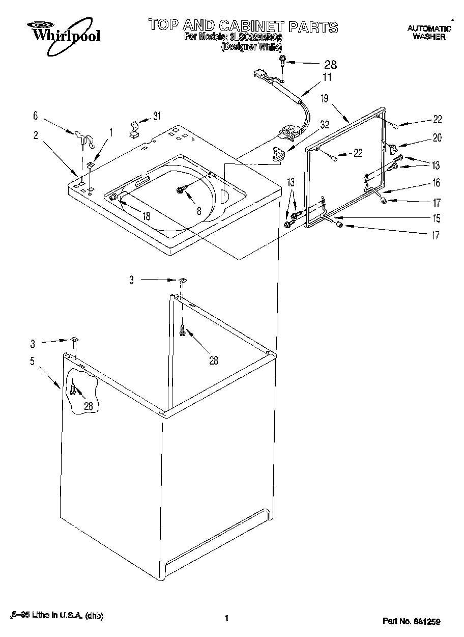 01 - TOP AND CABINET, LIT/OPTIONAL