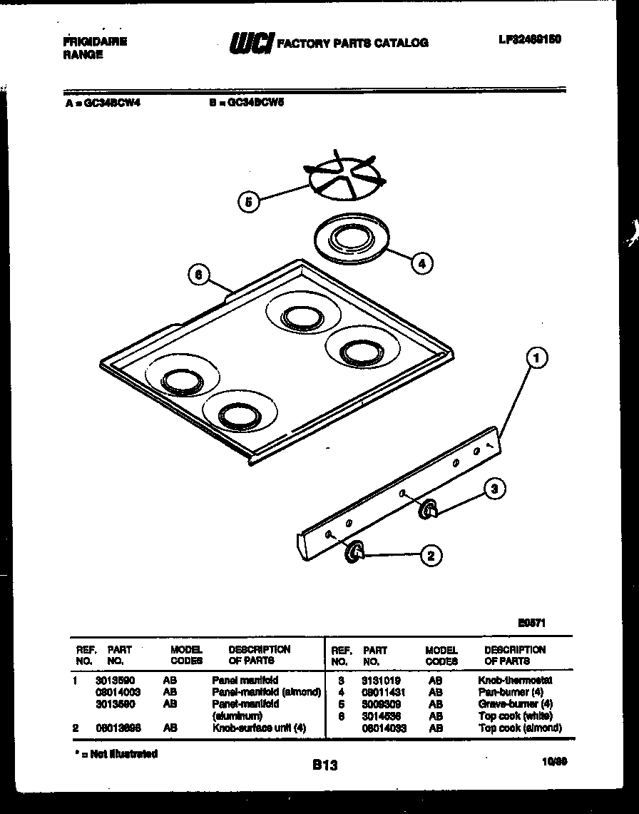 03 - COOKTOP PARTS