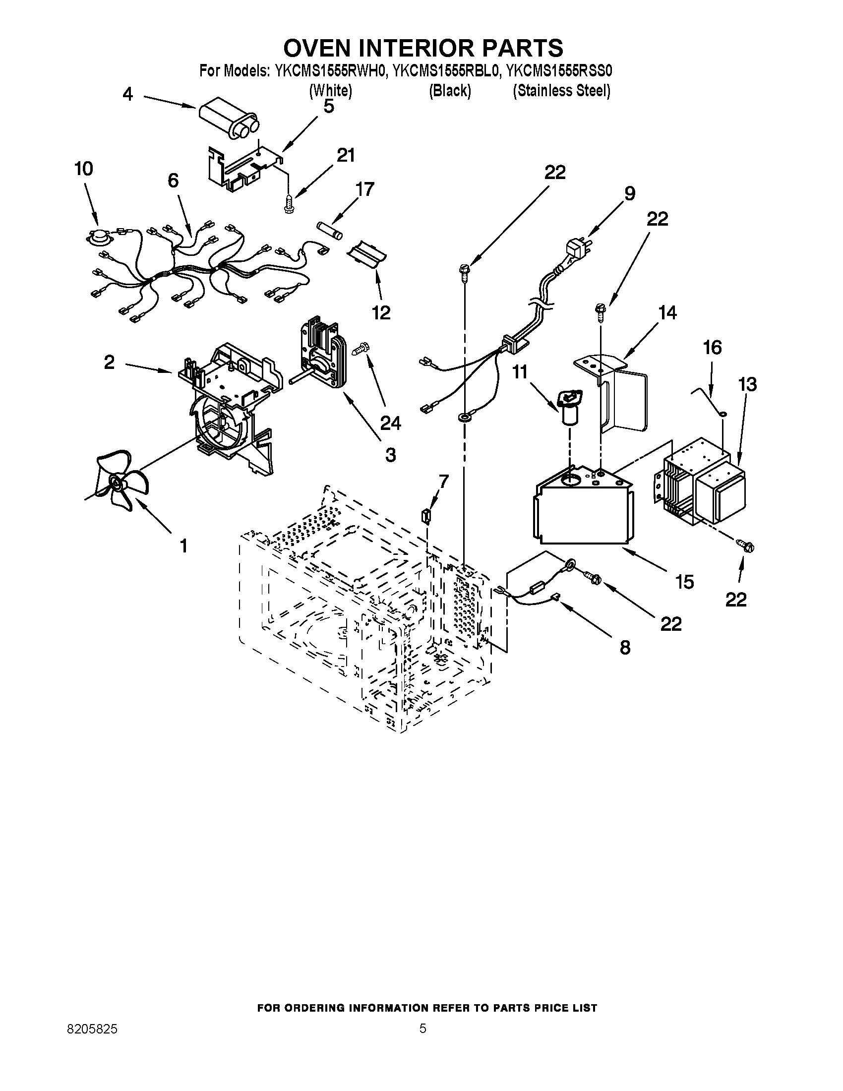 05 - OVEN INTERIOR PARTS