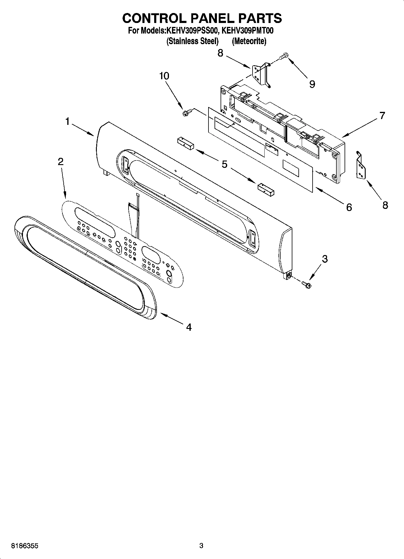 02 - CONTROL PANEL PARTS