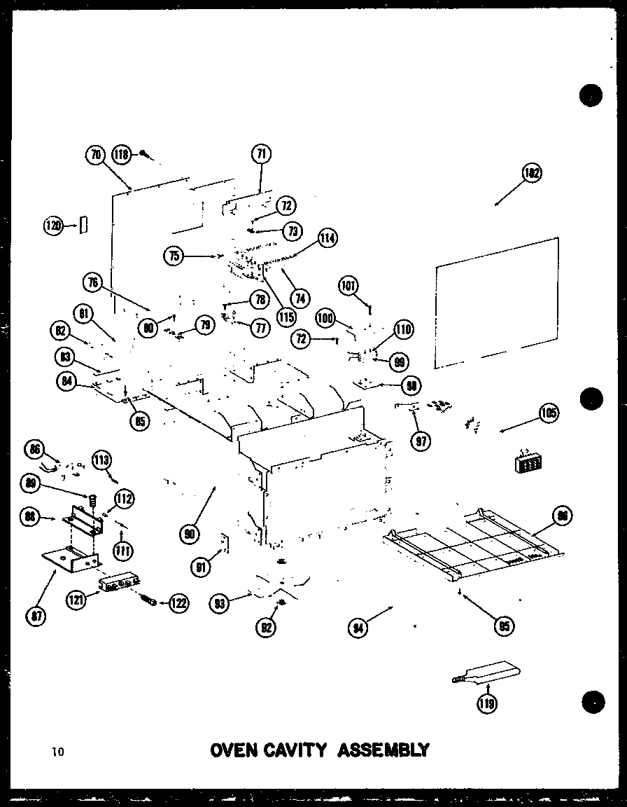 06 - OVEN CAVITY ASSY