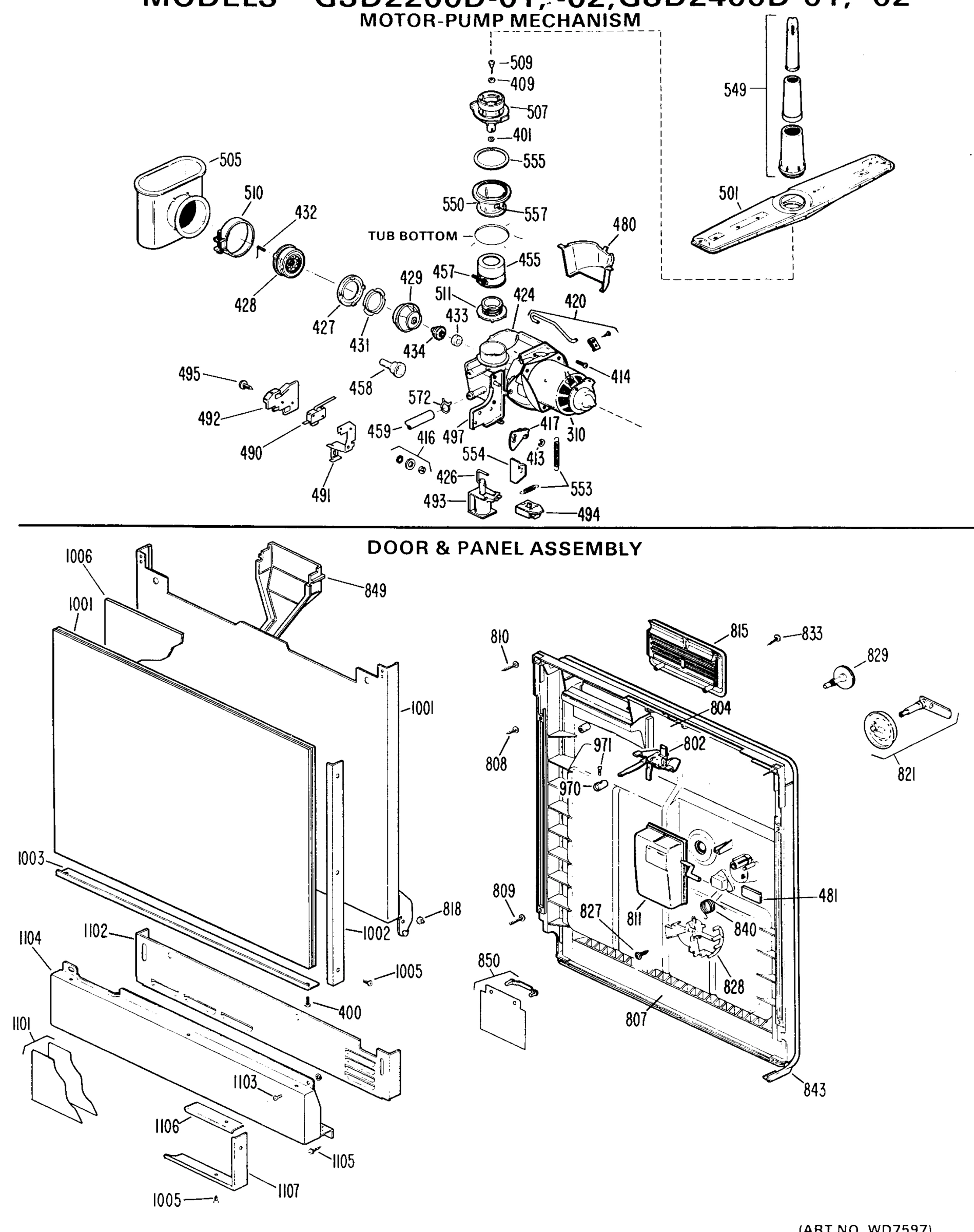 DOOR & PANEL ASSEMBLY