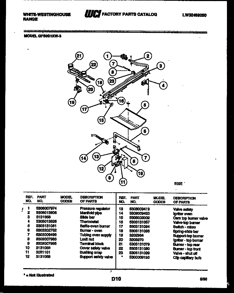 05 - BURNER, MANIFOLD AND GAS CONTROL