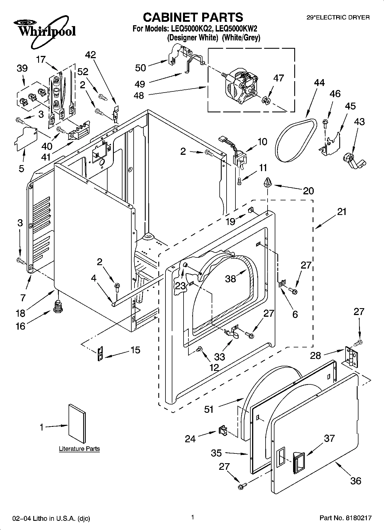 01 - CABINET PARTS