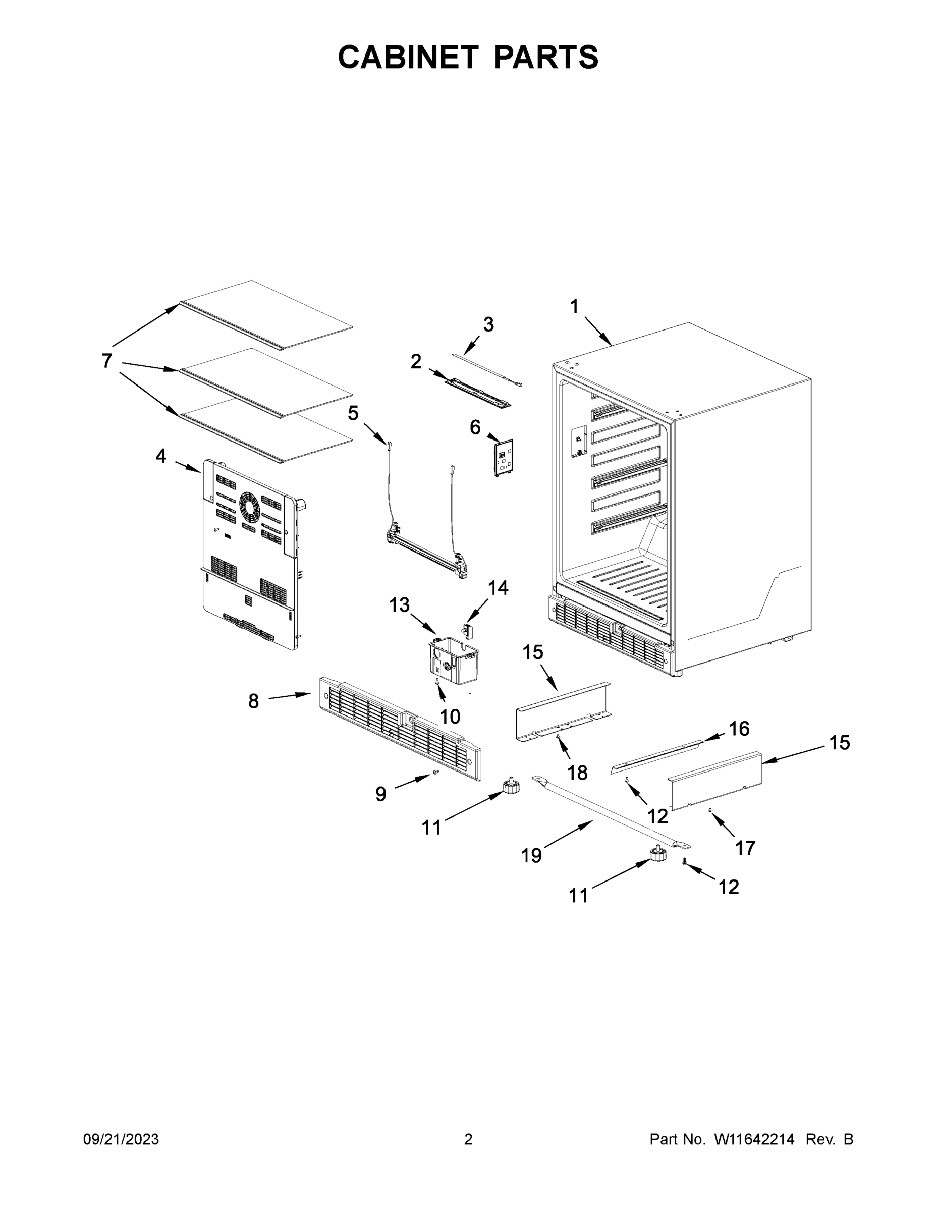 02 - CABINET PARTS