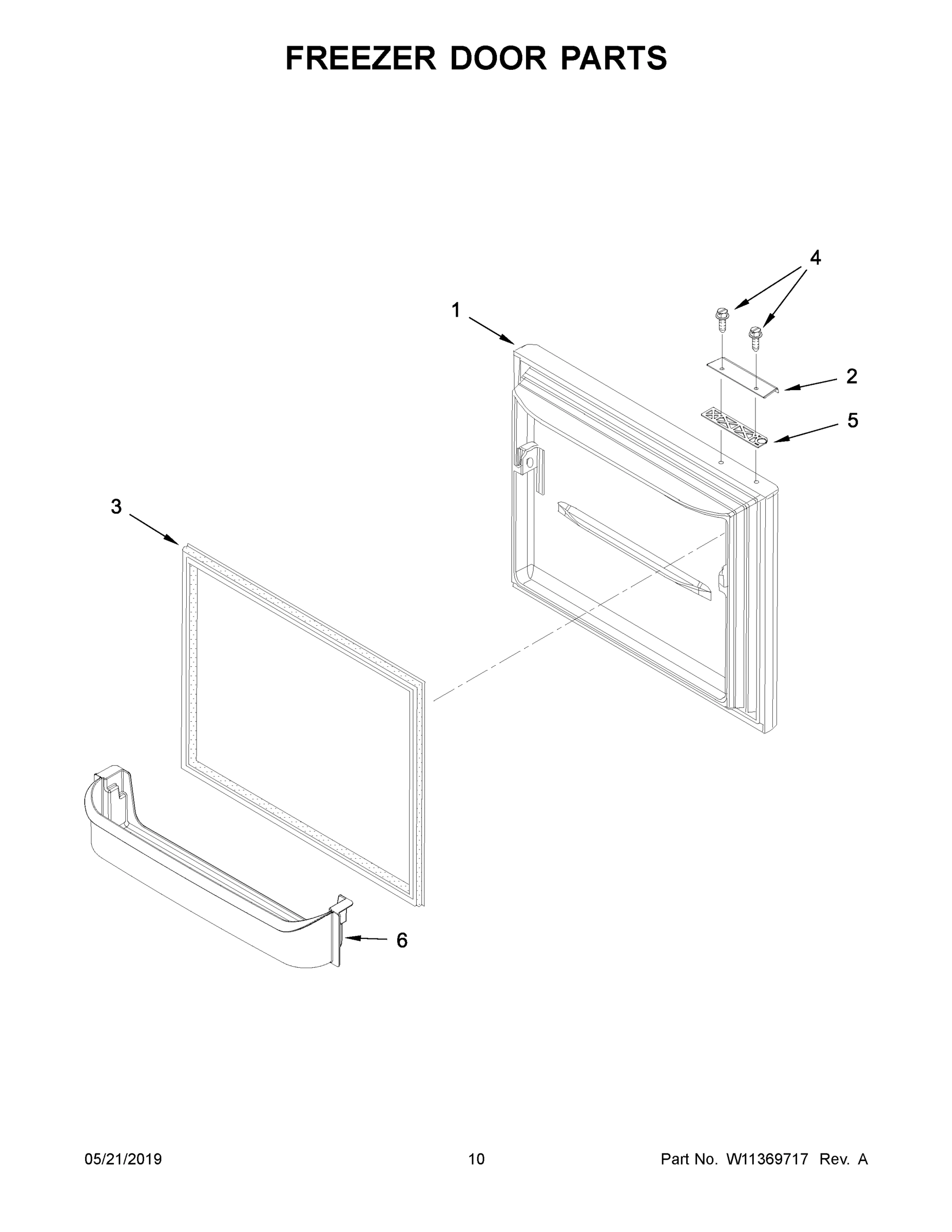 06 - FREEZER DOOR PARTS