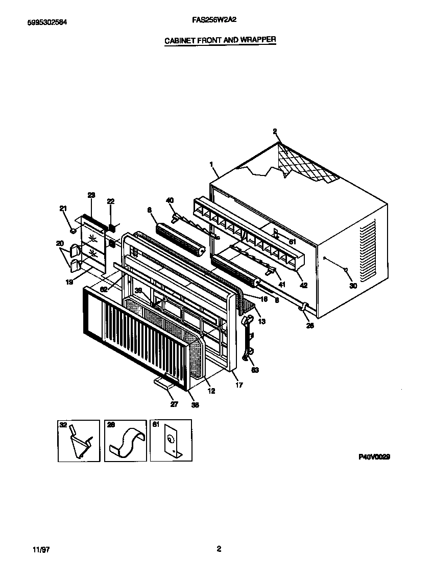 02 - CABINET  FRONT  AND  WRAPPER