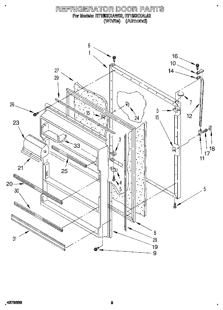 07 - REFRIGERATOR DOOR, LIT/OPTIONAL