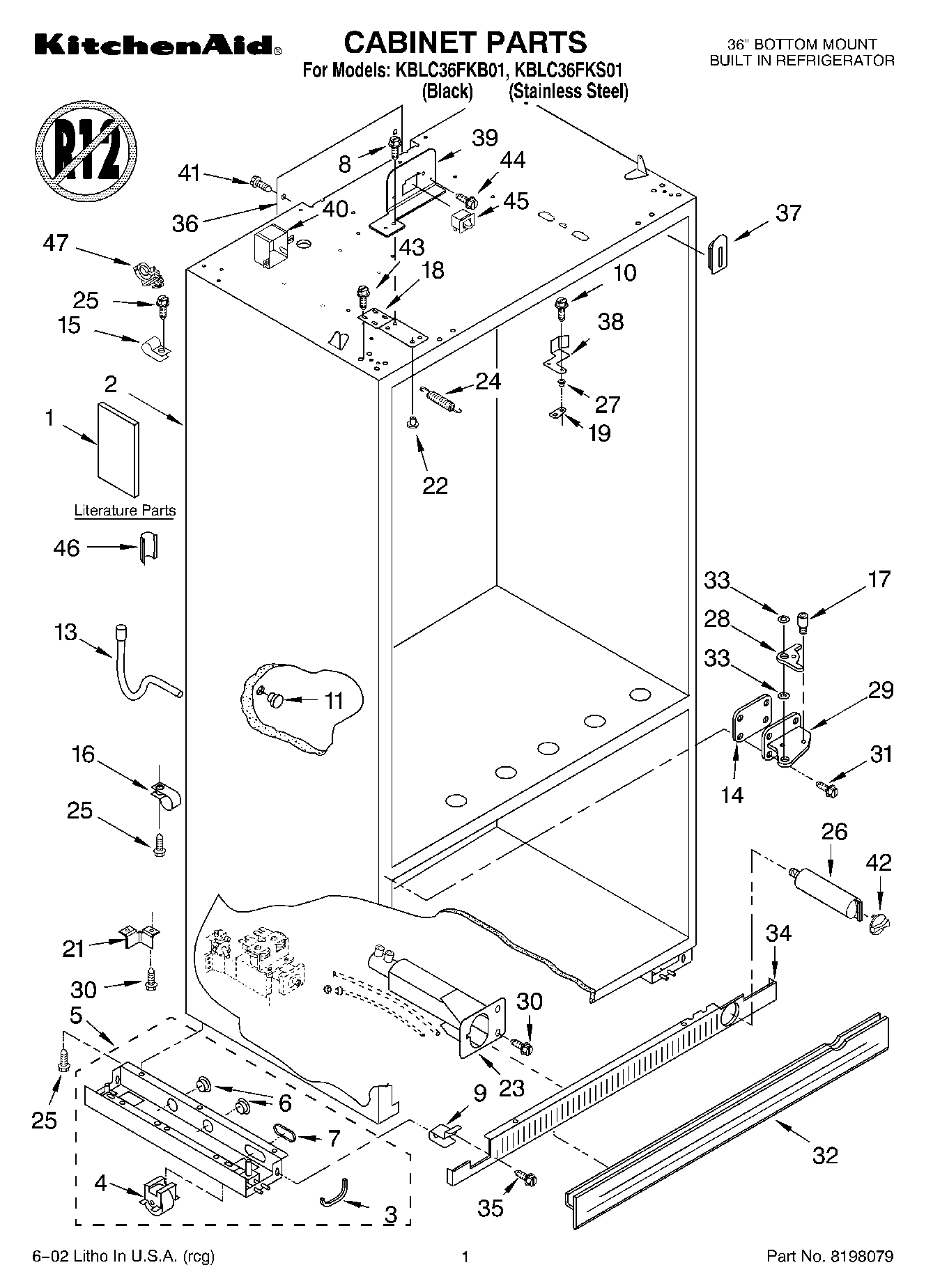 01 - CABINET, LITERATURE