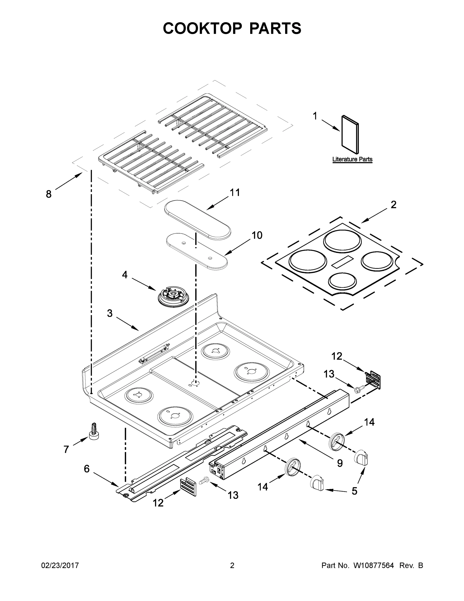 02 - COOKTOP PARTS