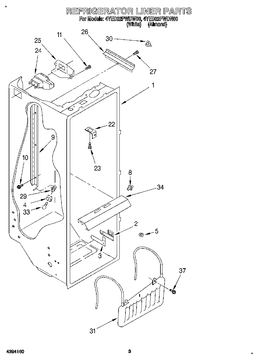 02 - REFRIGERATOR LINER