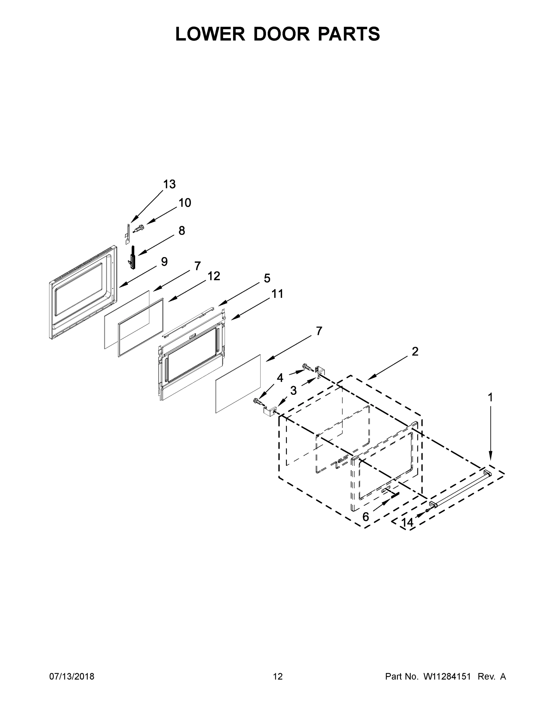 07 - LOWER DOOR PARTS