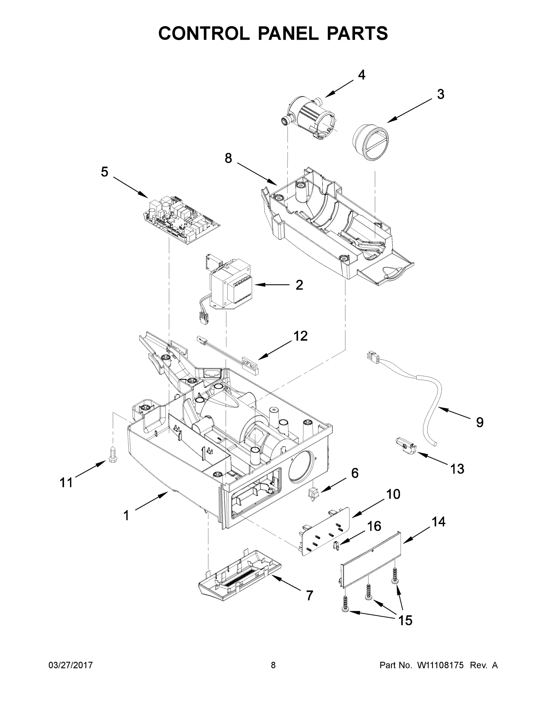 05 - CONTROL PANEL PARTS