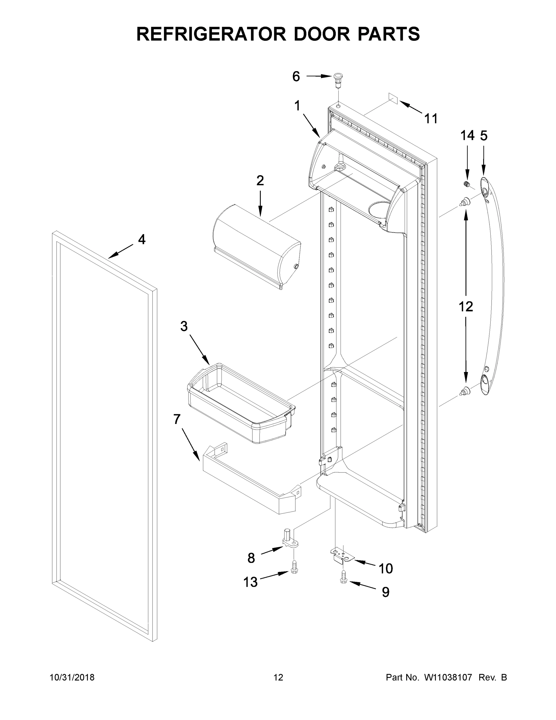 07 - REFRIGERATOR DOOR PARTS