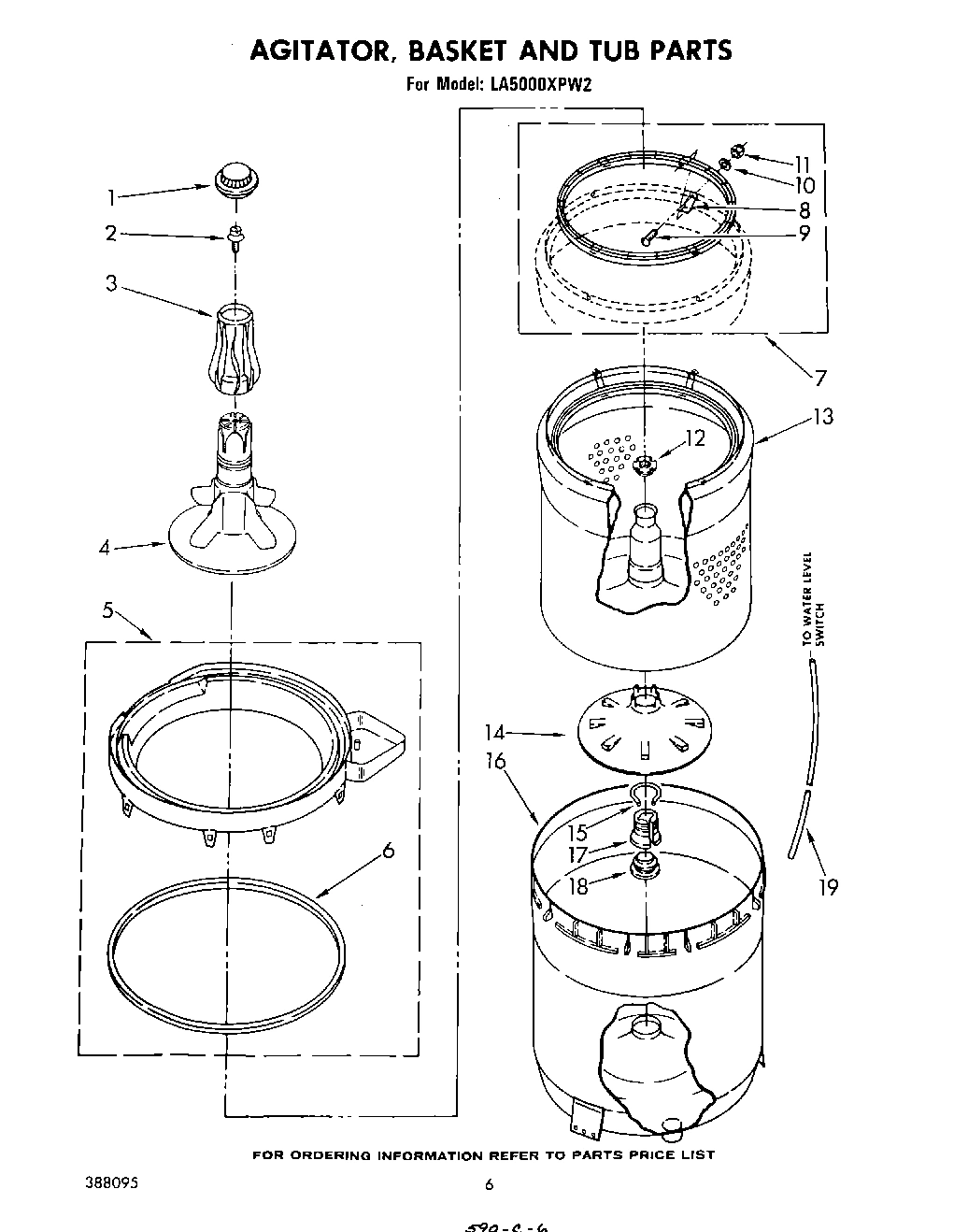 04 - AGITATOR, BASKET AND TUB