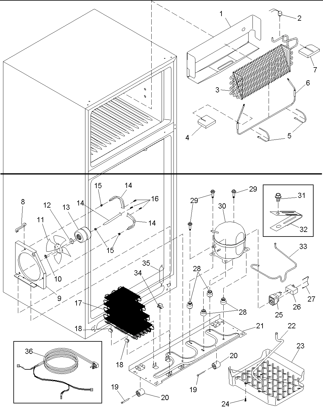03 - Evaporator and Machine Compartment
