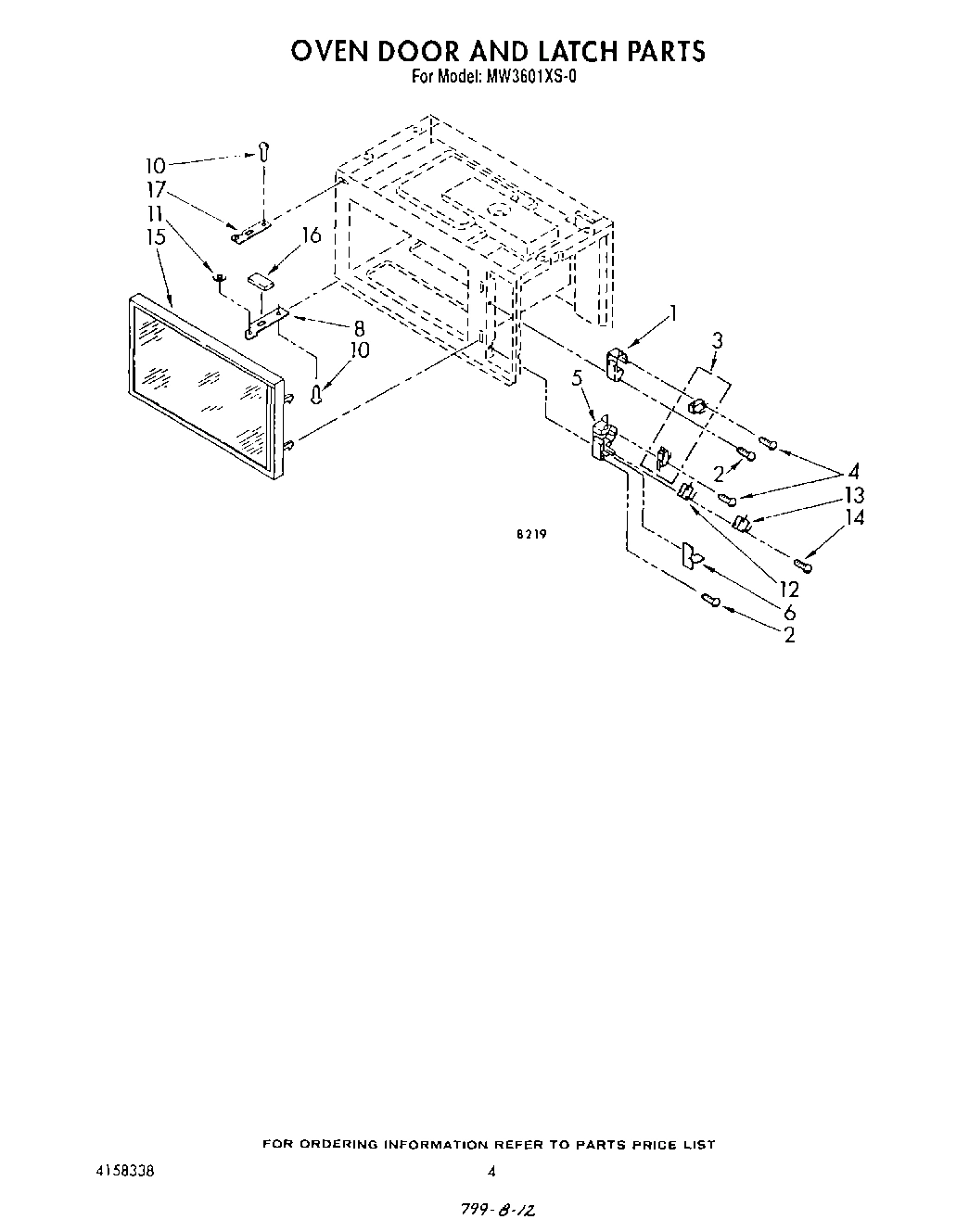 04 - OVEN DOOR AND LATCH