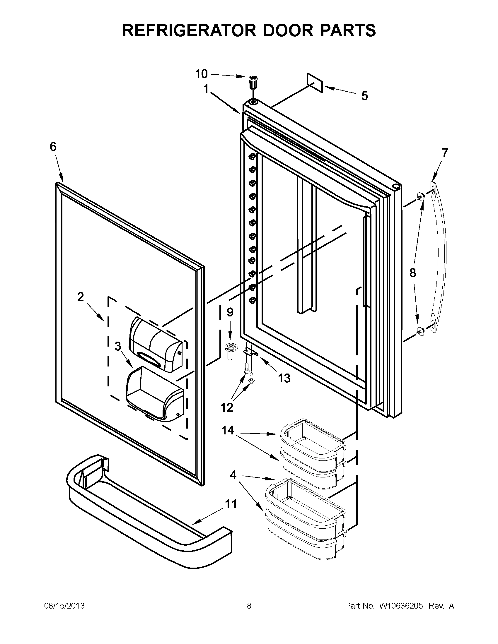 04 - REFRIGERATOR DOOR PARTS