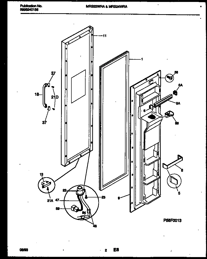 02 - FREEZER DOOR PARTS