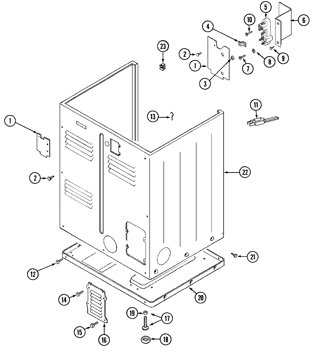 02 - CABINET (REAR)