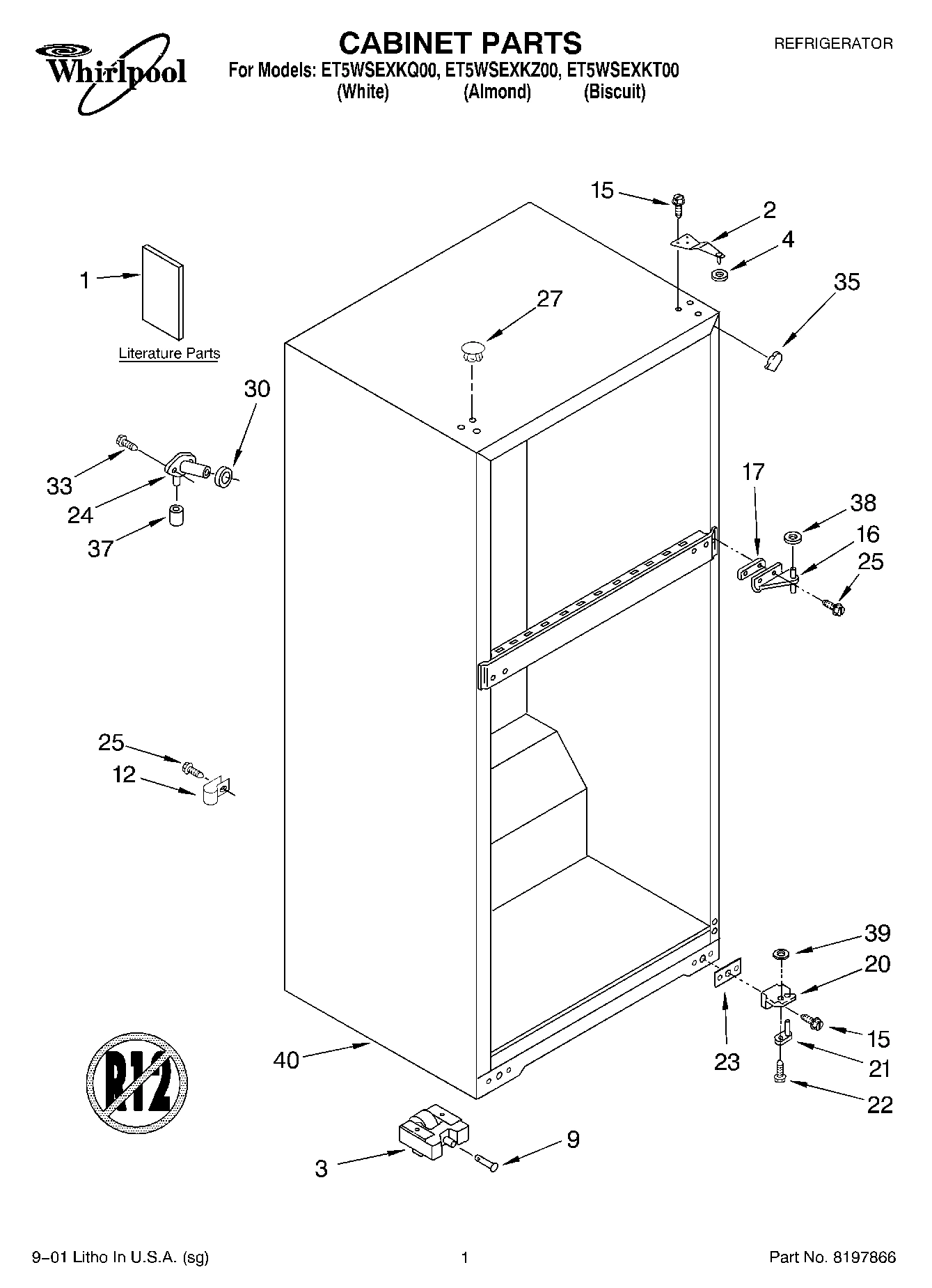 01 - CABINET, LITERATURE