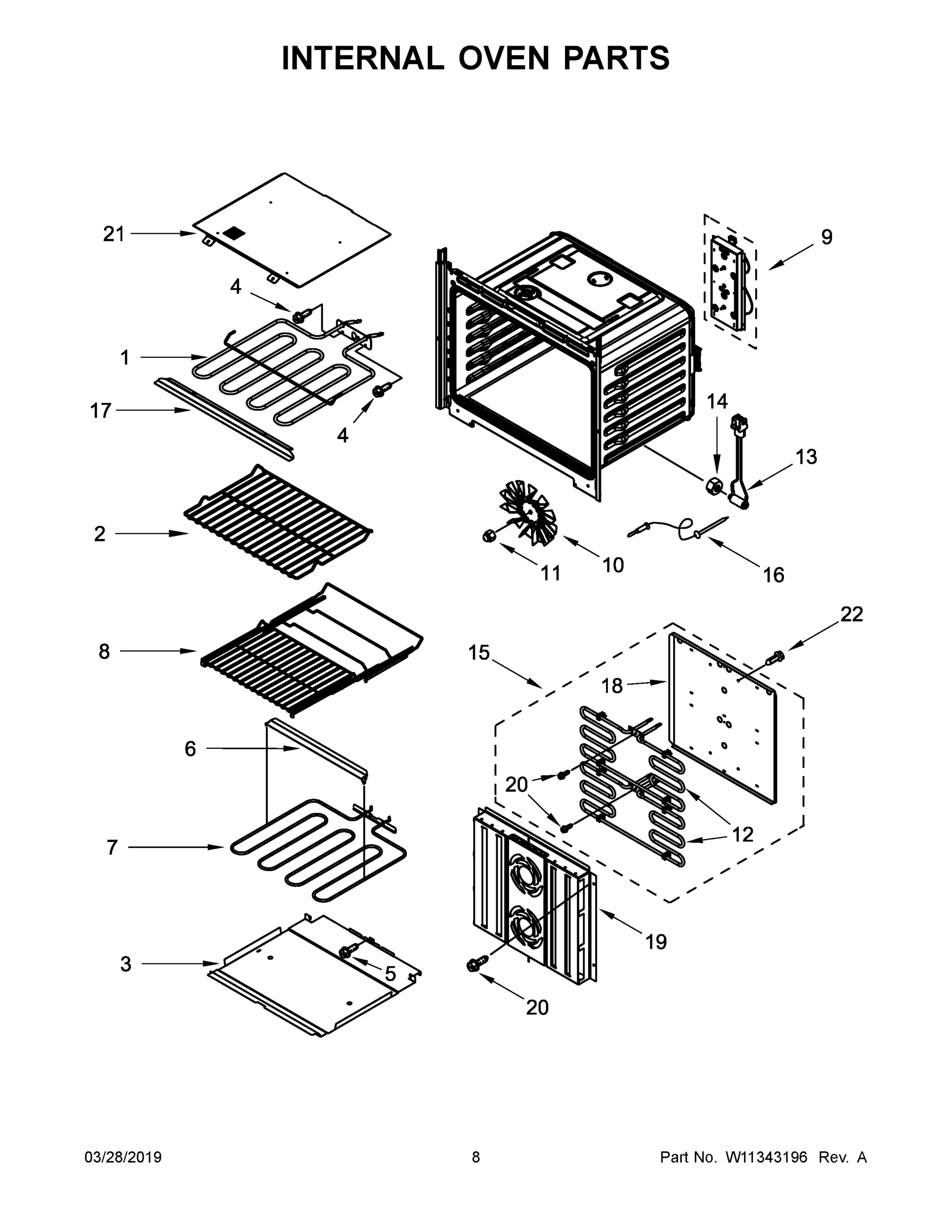 05 - INTERNAL OVEN PARTS