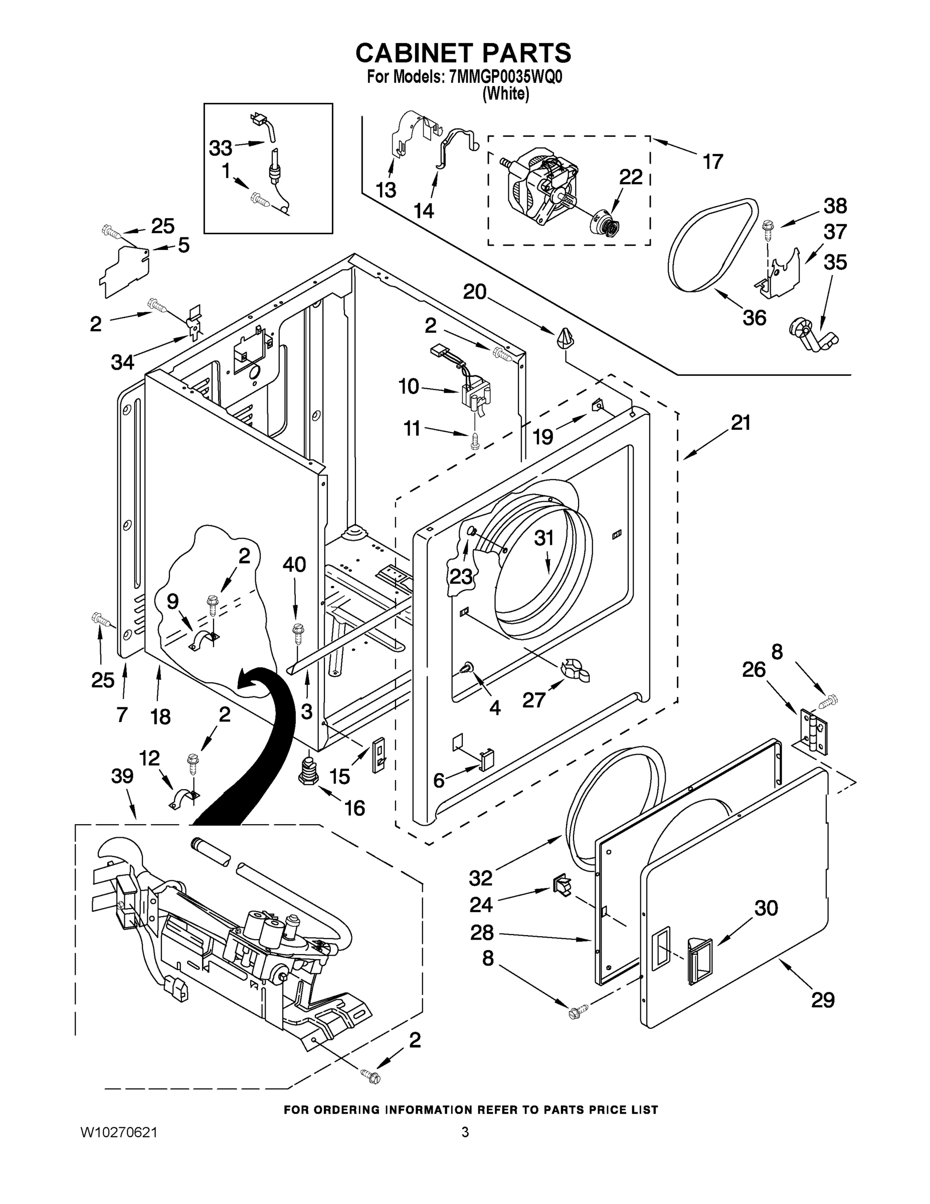 02 - CABINET PARTS