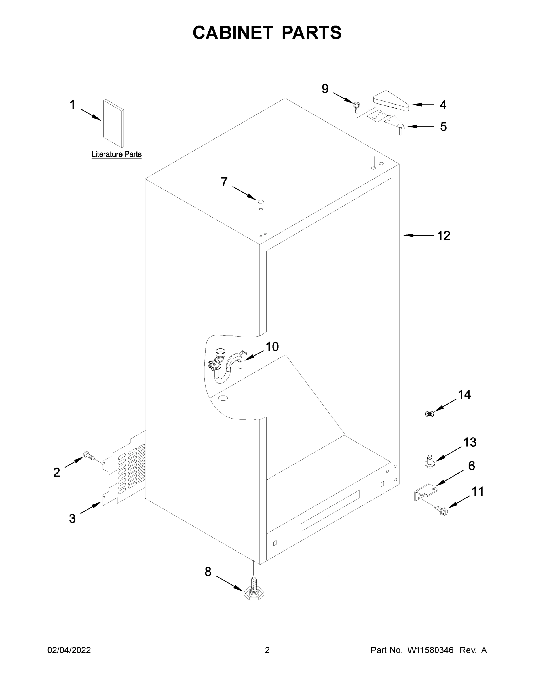 02 - CABINET PARTS
