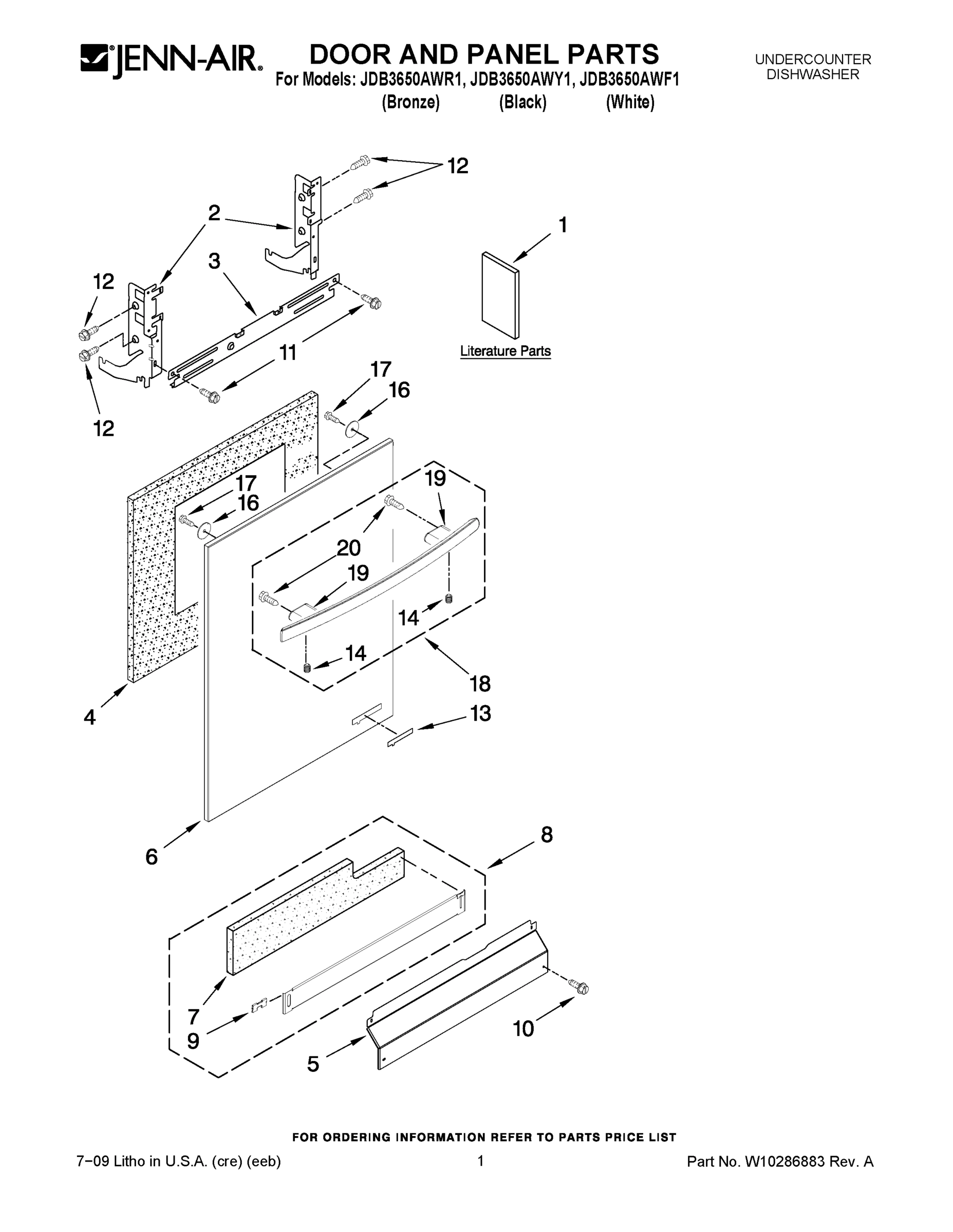 01 - DOOR AND PANEL PARTS
