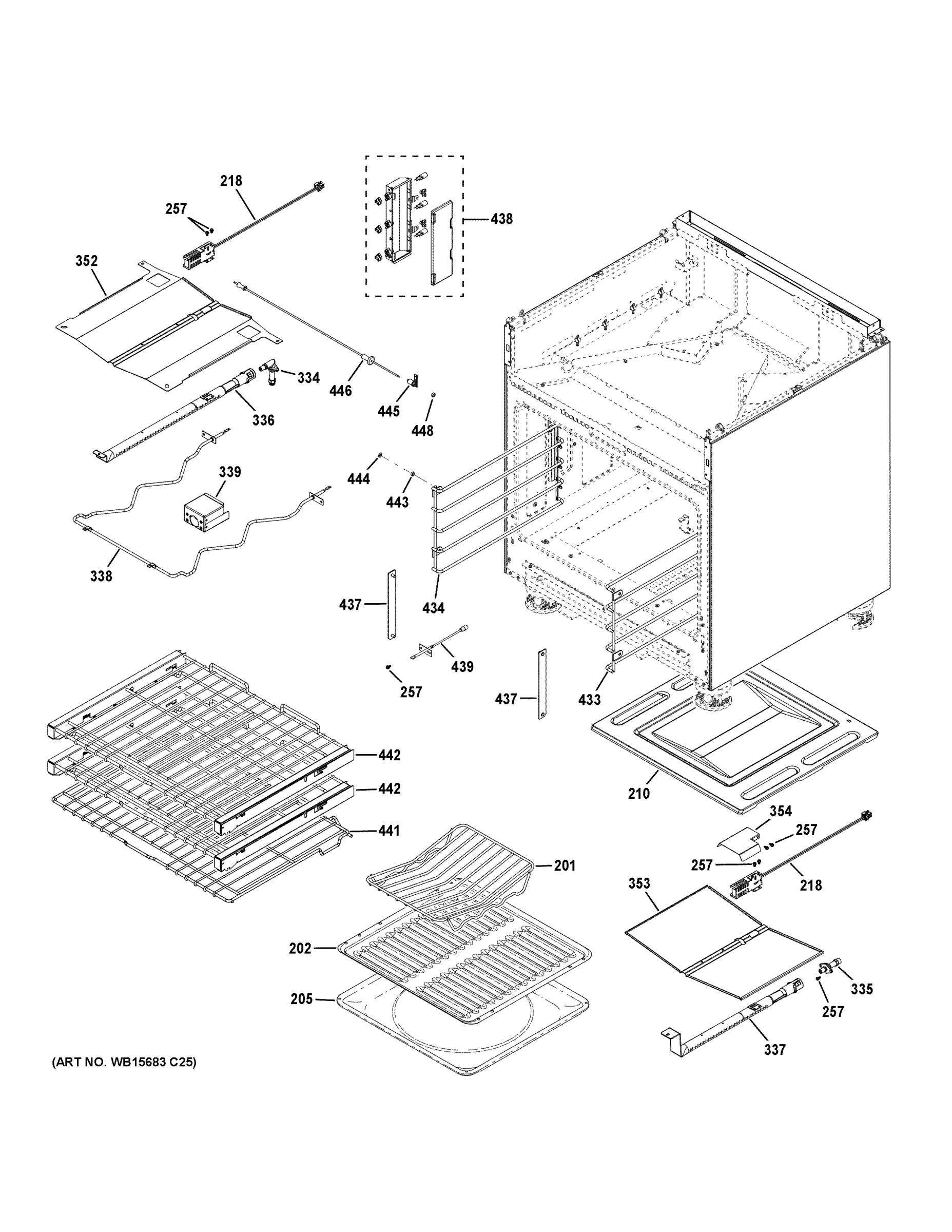OVEN CAVITY PARTS