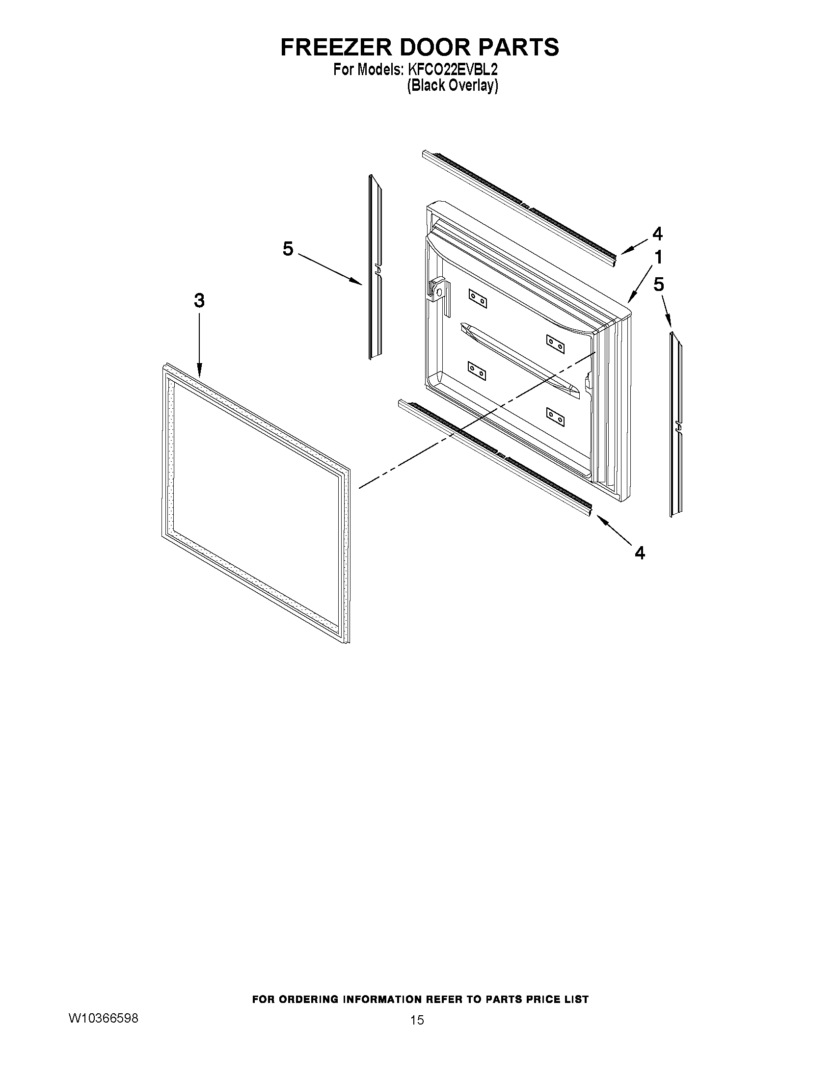 08 - FREEZER DOOR PARTS