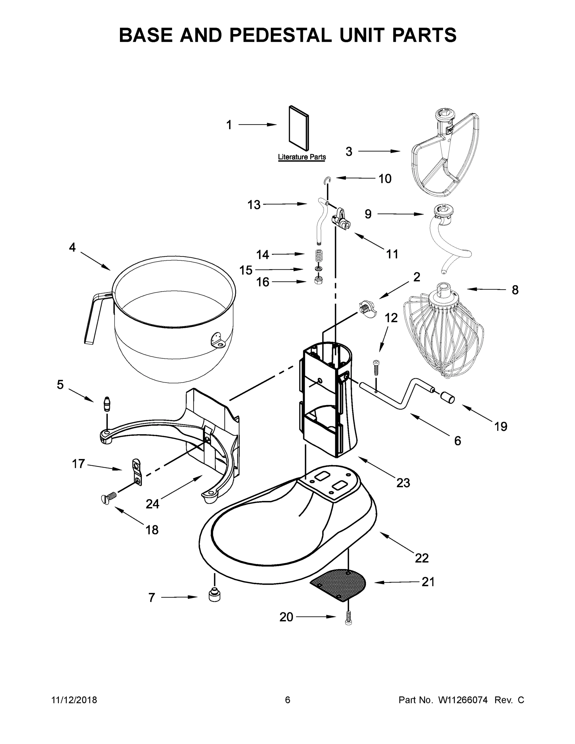 04 - BASE AND PEDESTAL UNIT PARTS