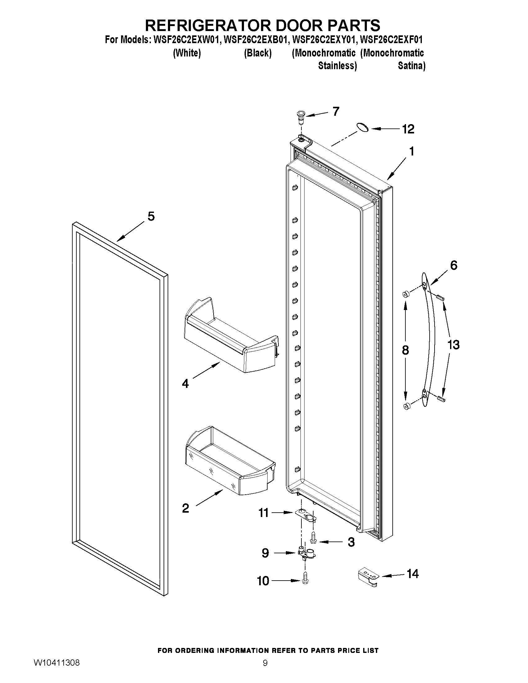 06 - REFRIGERATOR DOOR PARTS