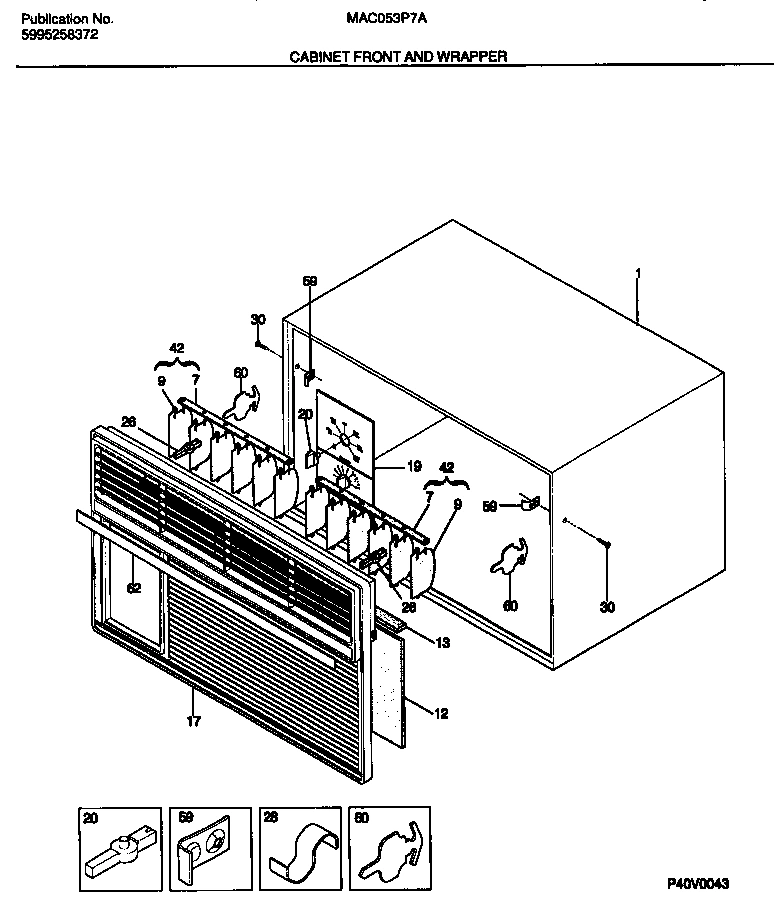 02 - CABINET FRONT AND WRAPPER