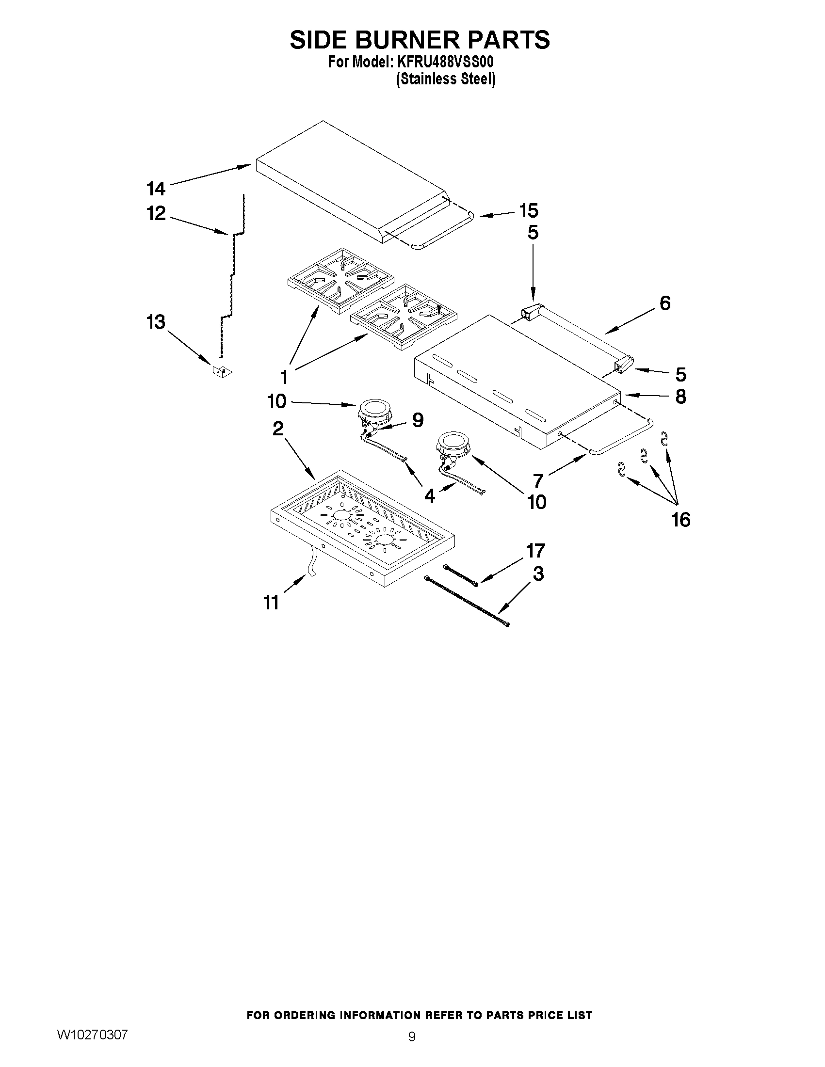 06 - SIDE BURNER PARTS