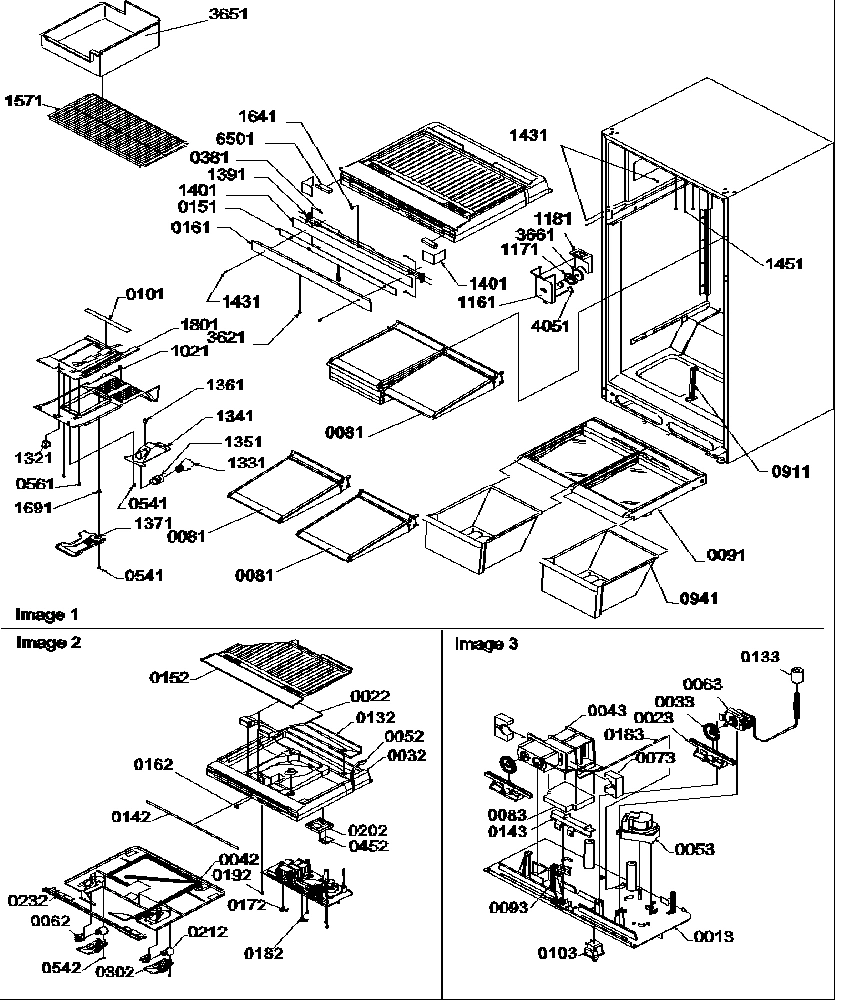 06 - INTERIOR CABINET AND DRAIN BLOCK ASSY