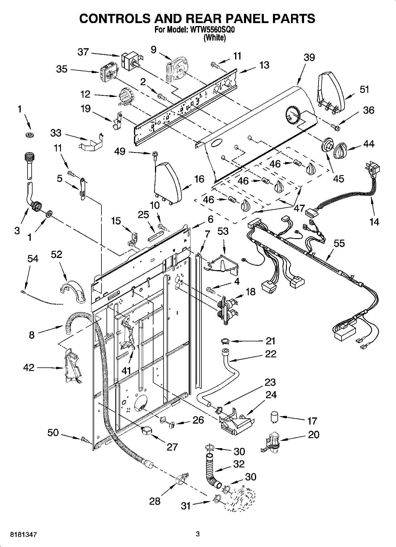 02 - CONTROLS AND REAR PANEL PARTS