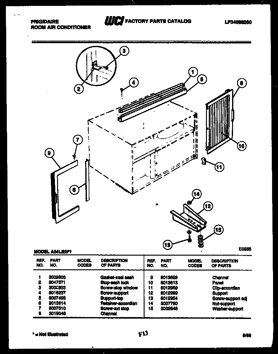 07 - WINDOW MOUNTING PARTS