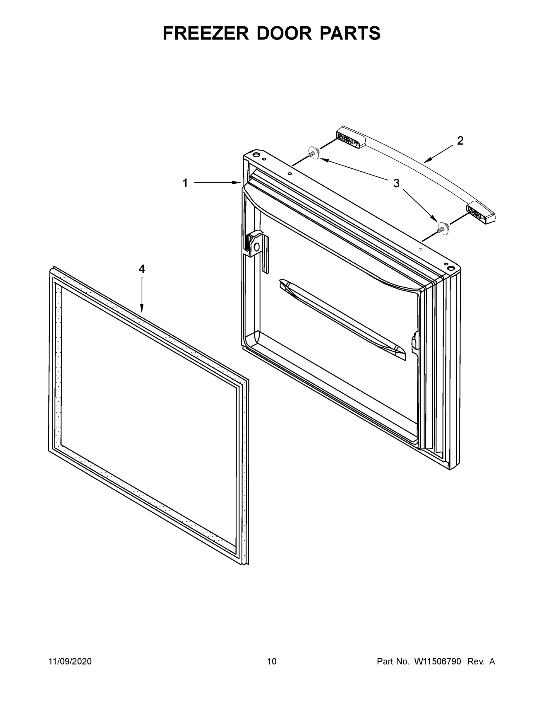 06 - FREEZER DOOR PARTS