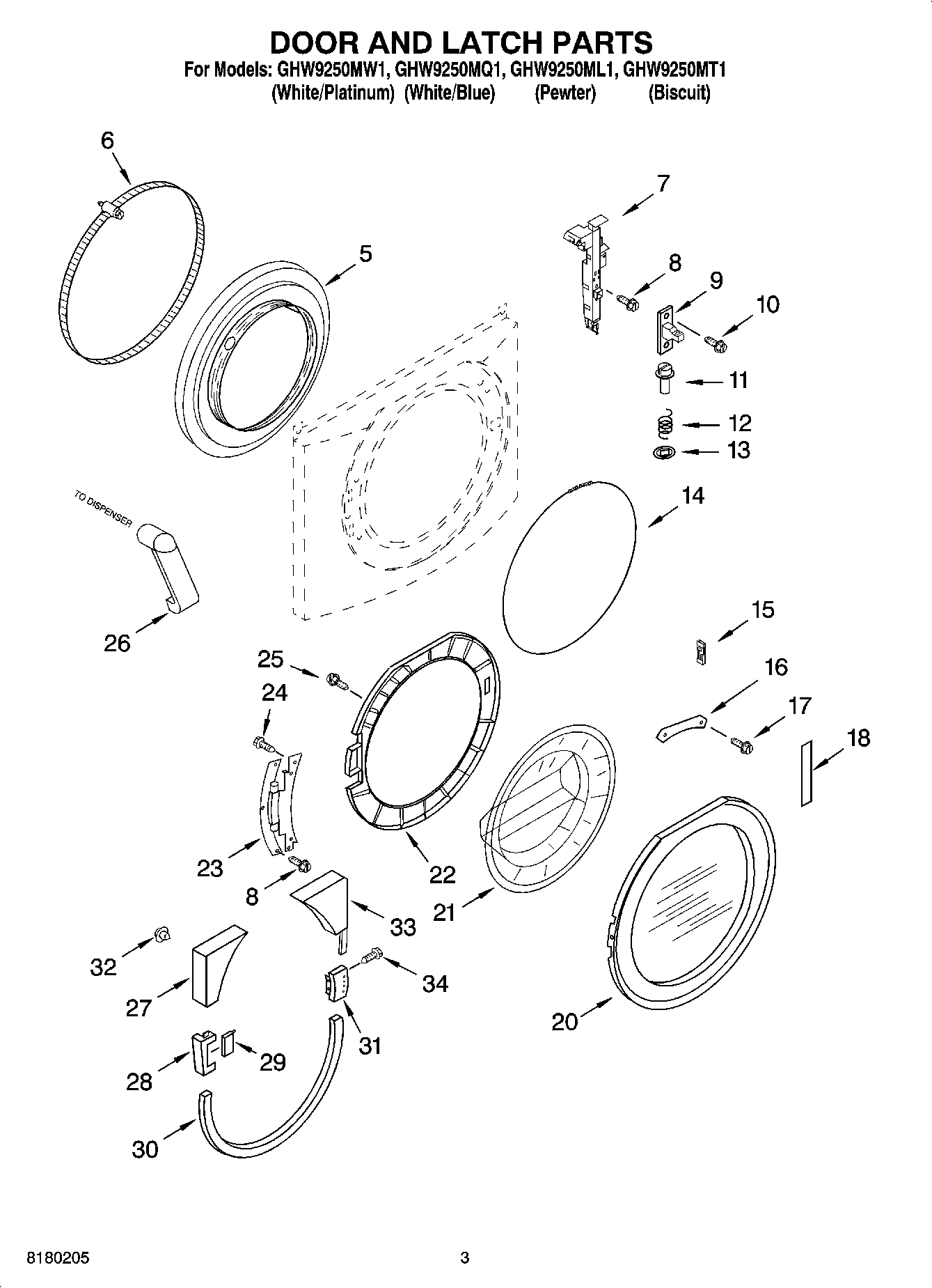 02 - DOOR AND LATCH PARTS