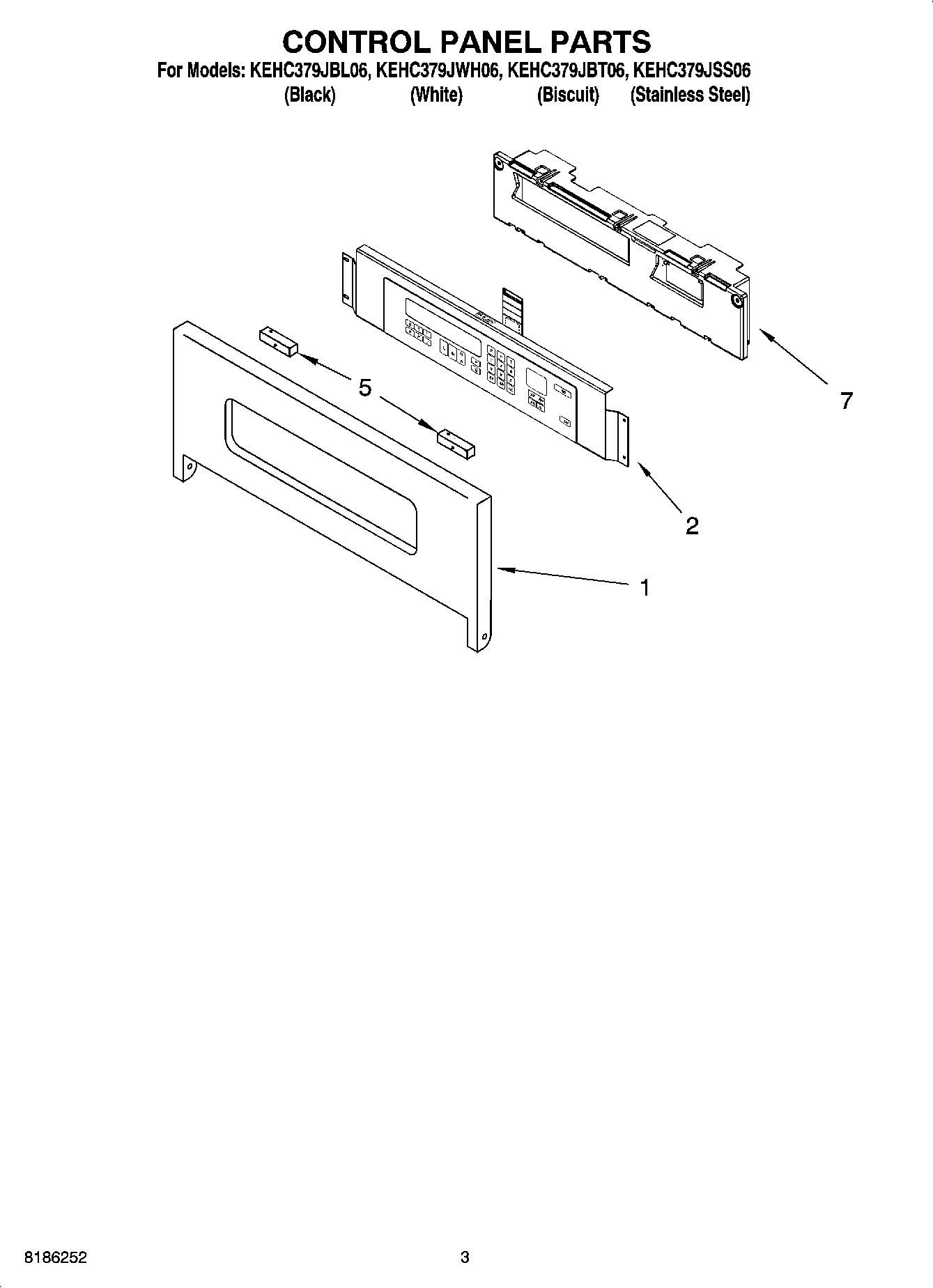 02 - CONTROL PANEL PARTS