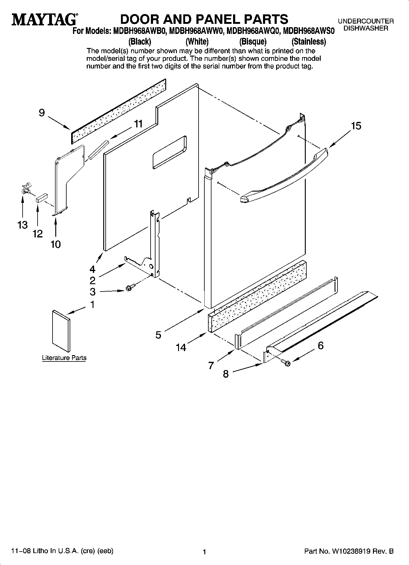 01 - DOOR AND PANEL PARTS