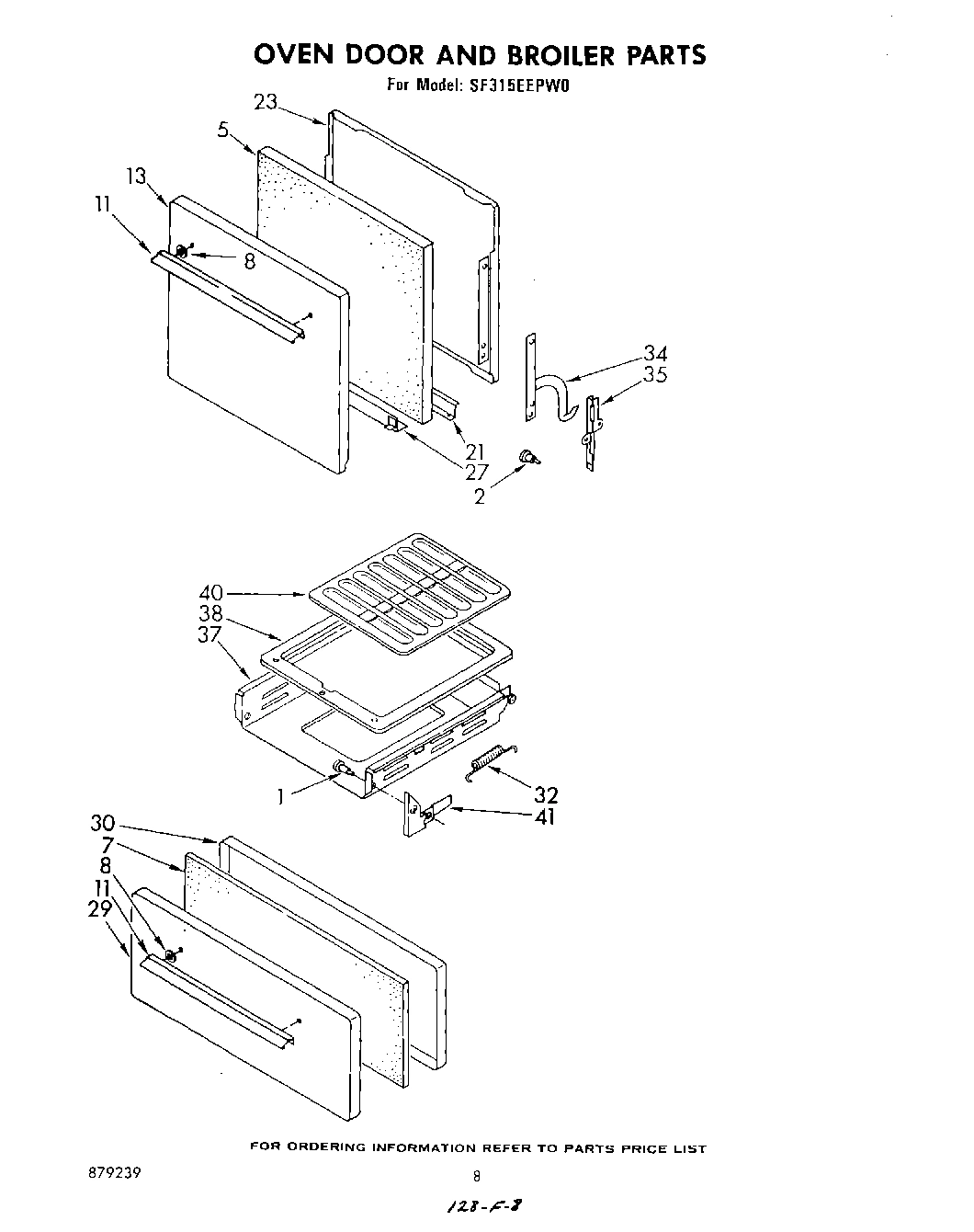 05 - OVEN DOOR AND BROILER