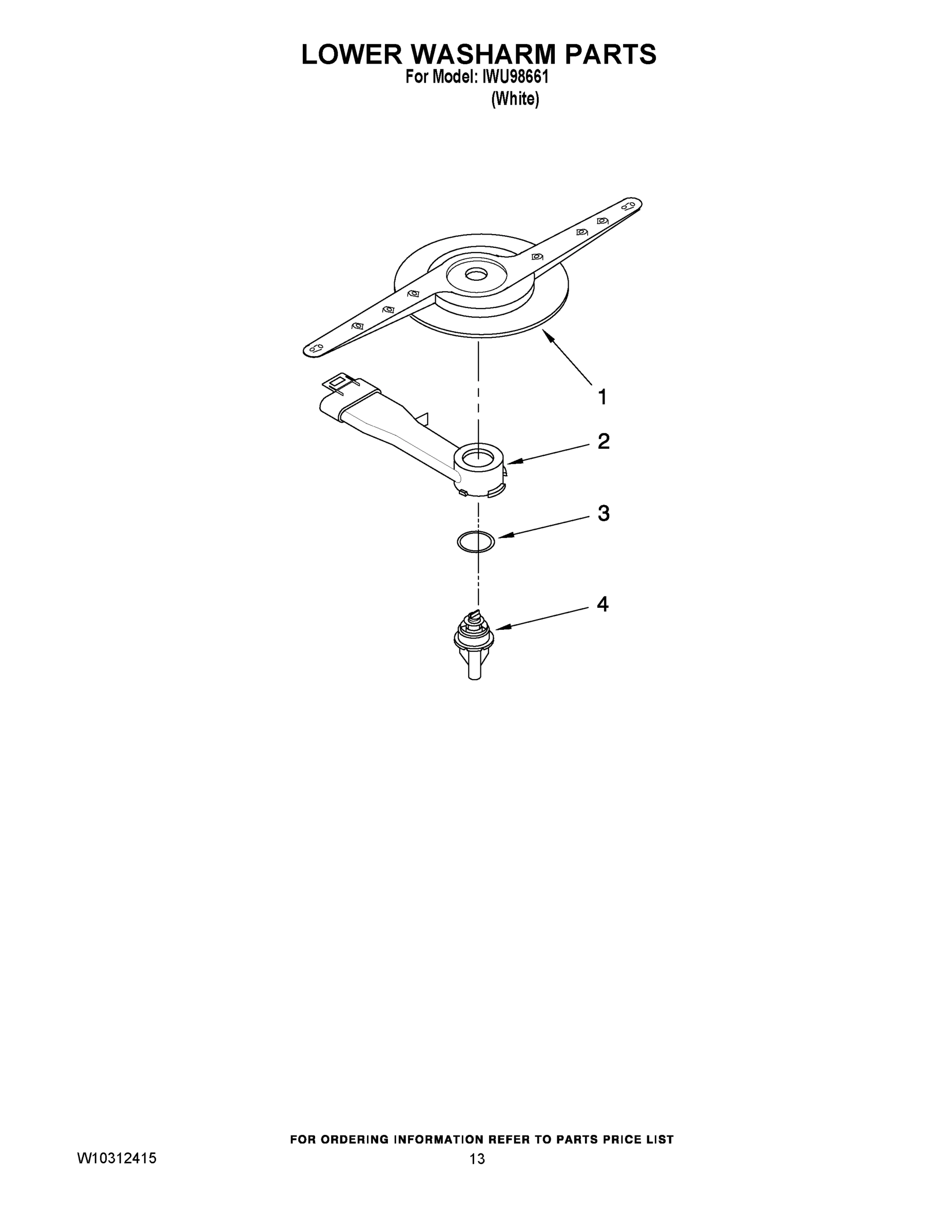 11 - LOWER WASHARM PARTS