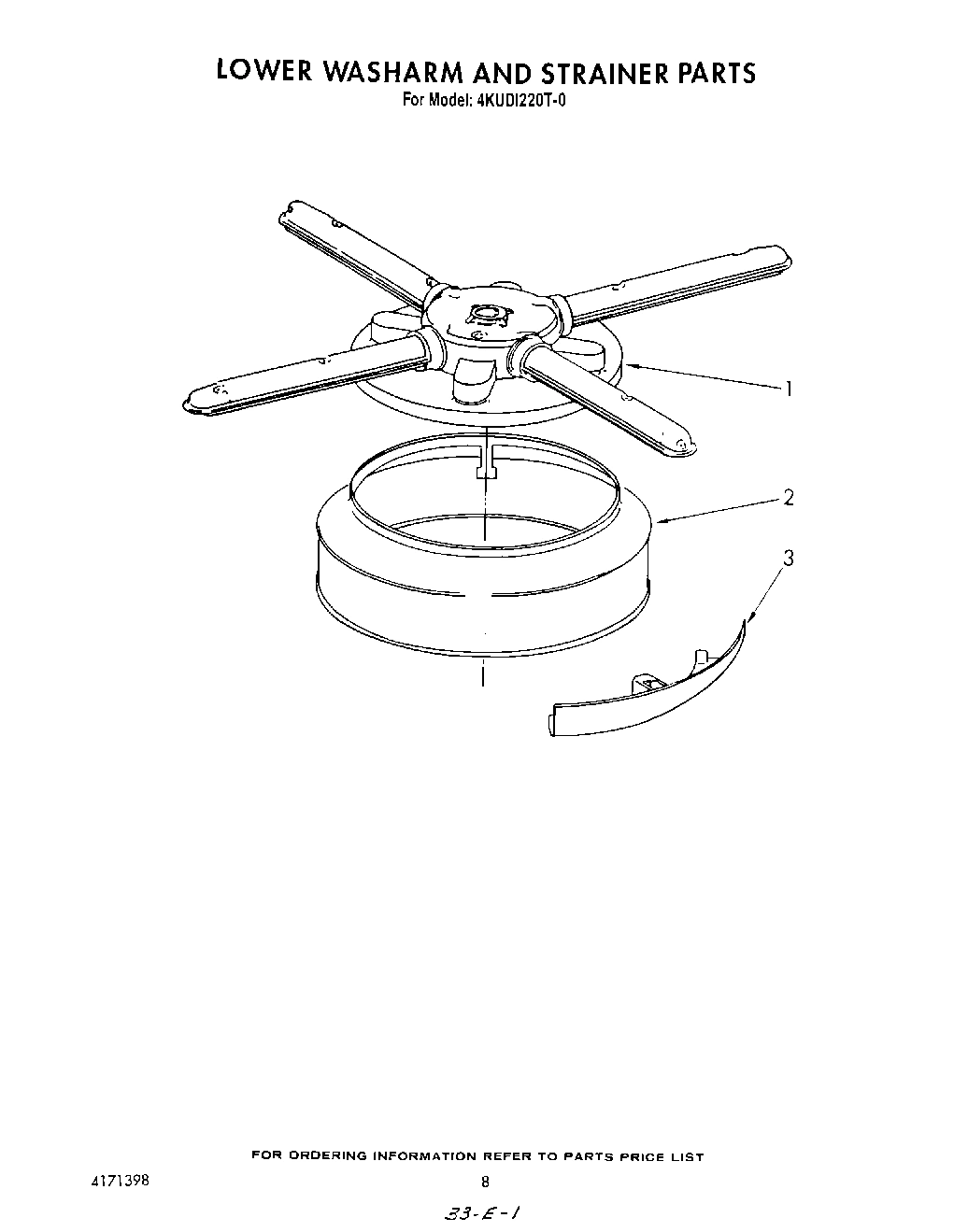 06 - LOWER WASHARM AND STRAINER