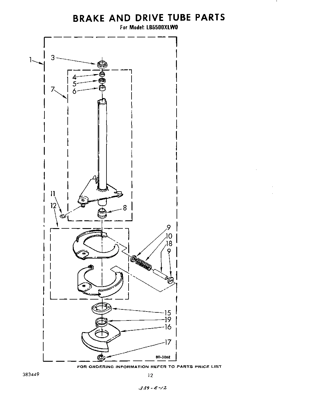 09 - BRAKE AND DRIVE TUBE