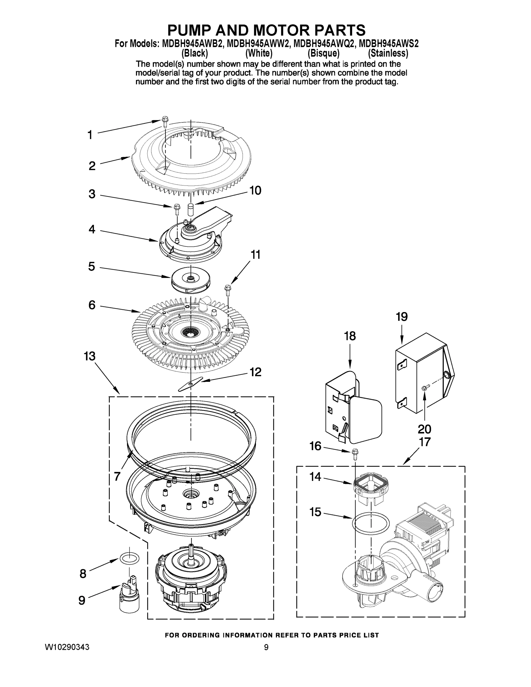 08 - PUMP AND MOTOR PARTS