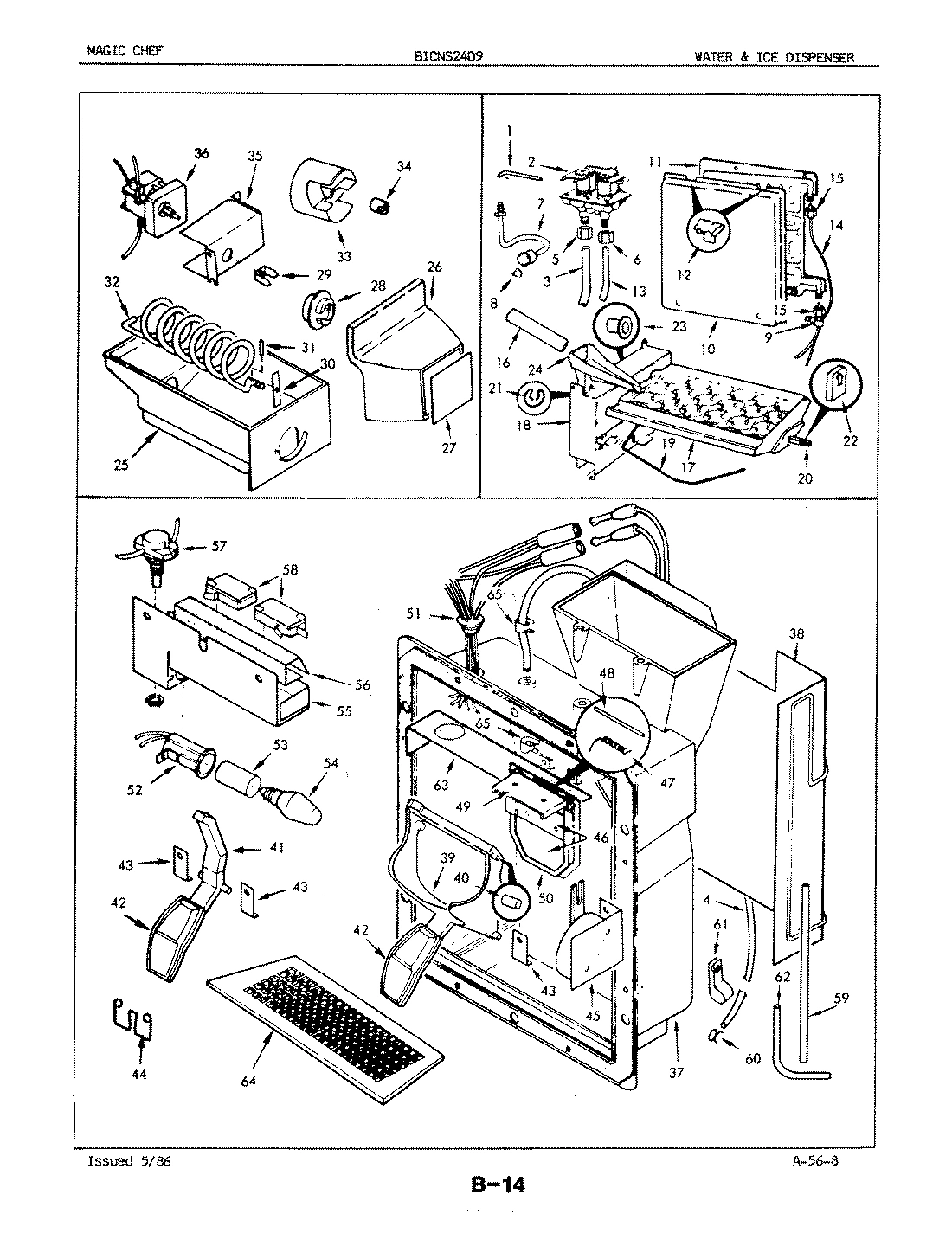 05 - WATER & ICE DISPENSER